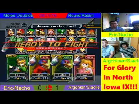 FGINI IX - Melee Doubles - Round Robin! - Argonian & Slacks vs Eric & Nacho