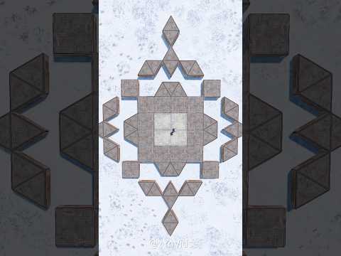 META clan base 4x4 design in #rust #rustgame #rustbase #rustbasedesign #shorts