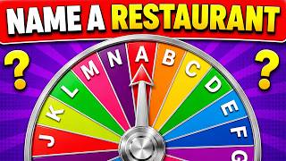Spin The Wheel! 🎡 Alphabet Quiz Challenge 😱 Word Association Game