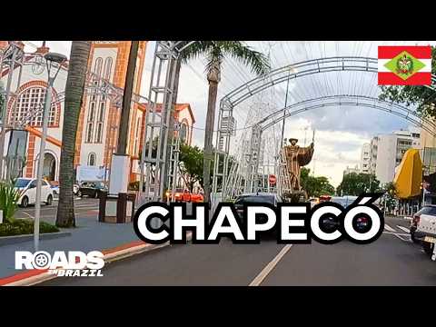 Chapecó - SC | POV Dashcam Drive | Santa Catarina, Brazil