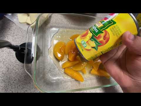Peach Cobbler Dump Cake