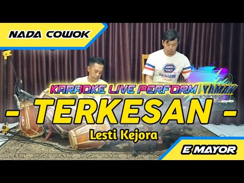 Terkesan - Lesti kejora karaoke nada cowo E mayor