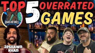 Top 5 Overrated Games With Zeshawn Khan | WHISKEY WEDNESDAY LIVE @ 8!