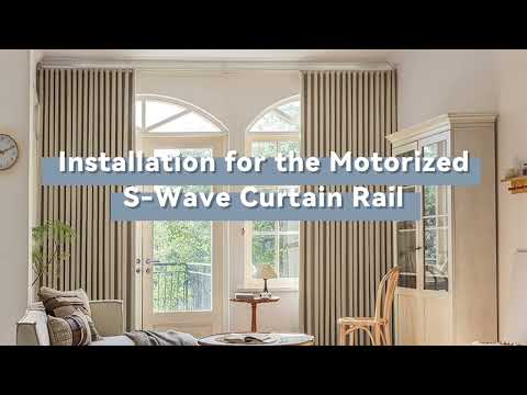 Installation for the Motorized S-Wave Curtain Rail