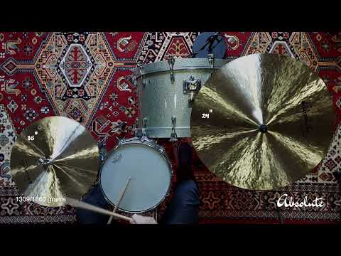 16" Absolute Cymbals Traditional Hi Hat - 1309/1860 grams