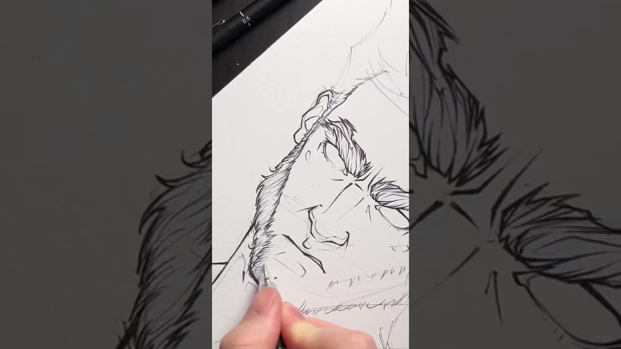 Wolverine | Hugh Jackman from Xmen Timelapse Ballpen Drawing
