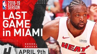 Dwyane Wade Final Home Game *emotional* Roddy Ricch - Every Season