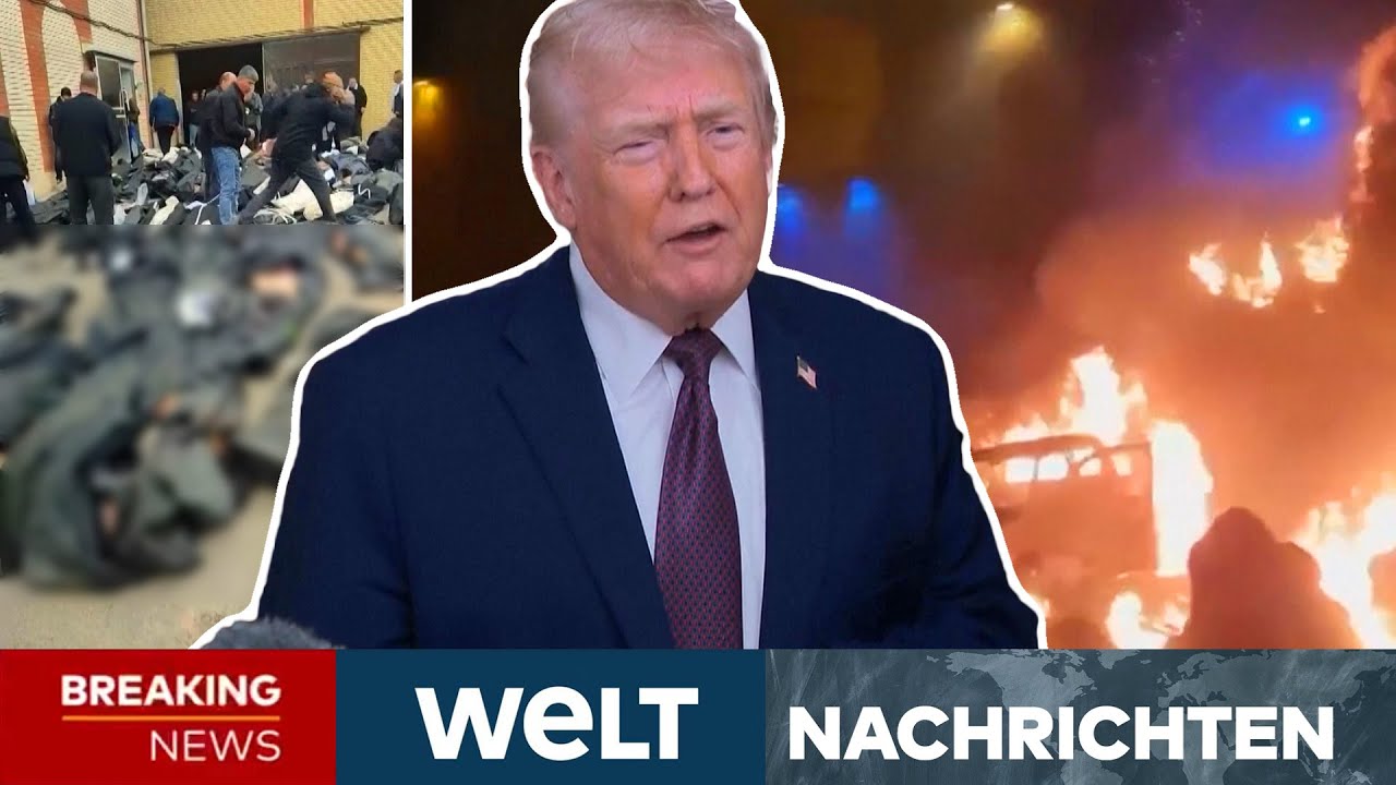 IRAN-PROTESTE: Leichensäcke! Blutige Rache des Regimes – Trump dorht den Mullahs | WELT Livestream