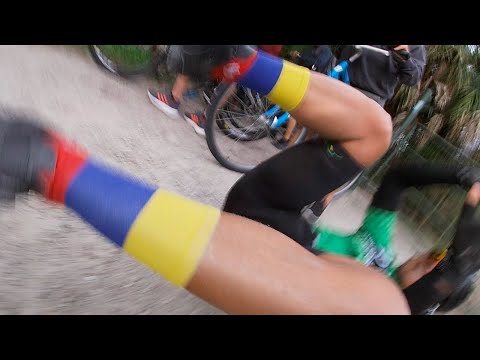 Gateway to the gravel Palm Beach /5th place!! And yes, I fall again! (this time it was all me, lol).