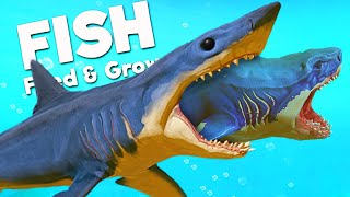 Download lagu *NEW* KILLER MAKO SHARK vs PREHISTORIC MEGALODON! | Feed and Grow Fish mp3