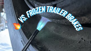 Release Frozen Trailer Brakes the Easy Way