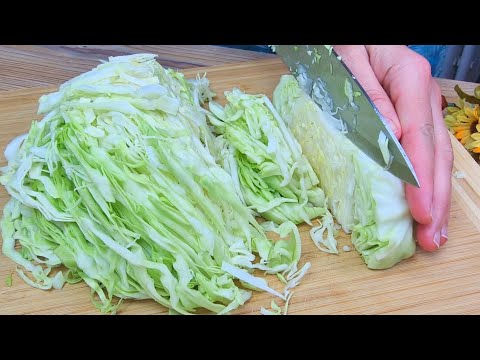 I have never eaten such delicious cabbage! Vitamin Bomb! Healthy and cheap food, recipe.