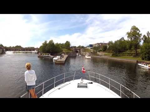 Boat Cruise Into Fenelon Falls - Bottom Of Lock