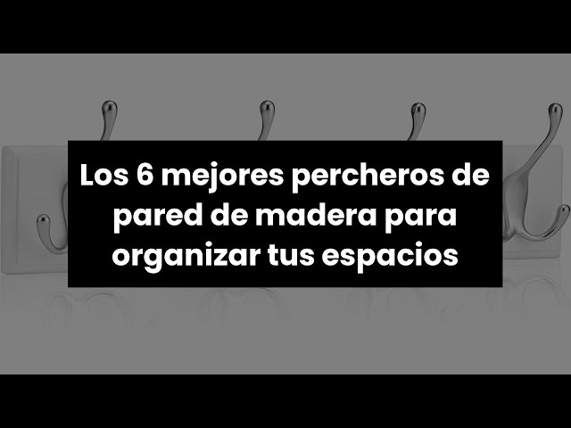 Vídeo relacionado con SKOLOO Moderno perchero de pared con 5 ganchos, perchero de pared de metal para colgar abrigos, chaquetas, mochilas y sombreros, Perchero de pared negro