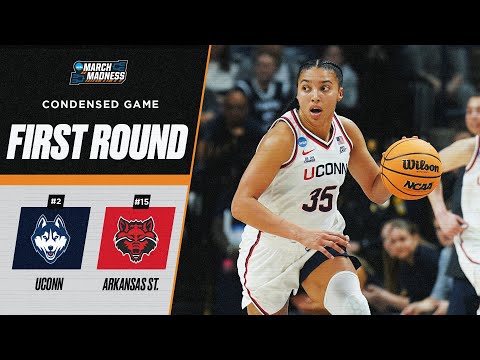 UConn vs. Arkansas State - First round NCAA tournament extended highlights