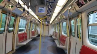 港鐵馬鞍山綫8卡列車首日啟用烏溪沙至馬鞍山行車片段