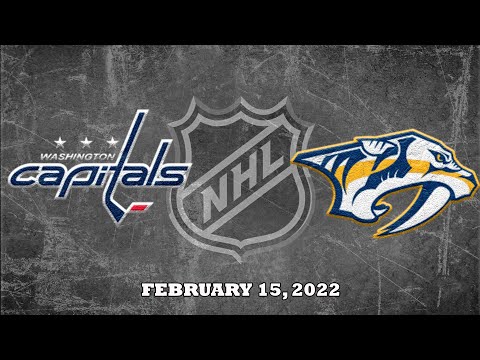 NHL Capitals vs Predators | Feb.15, 2022