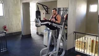Roman Chair Leg Raises
