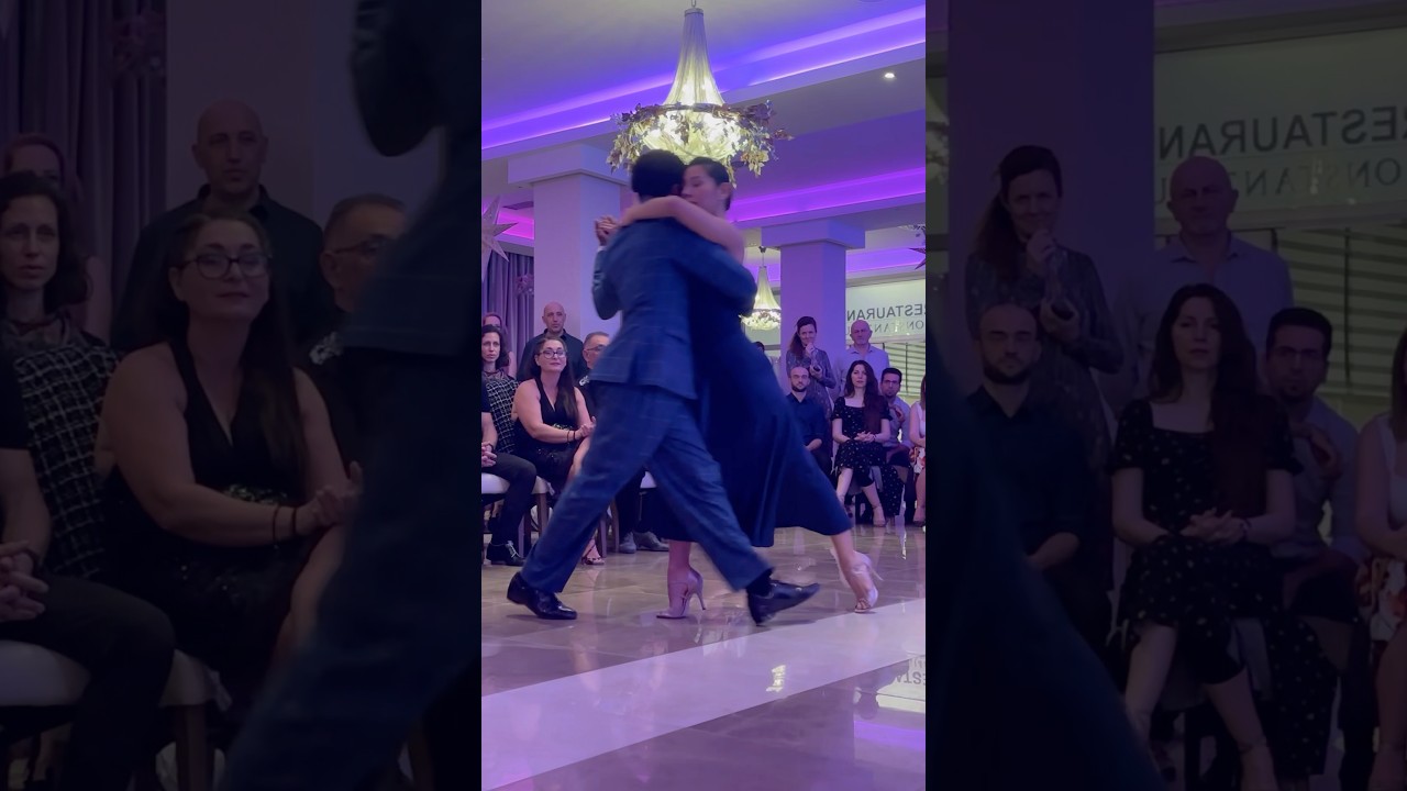 Silvina Tse y Julio Alvarez dancing Tigre viejo in Serbia