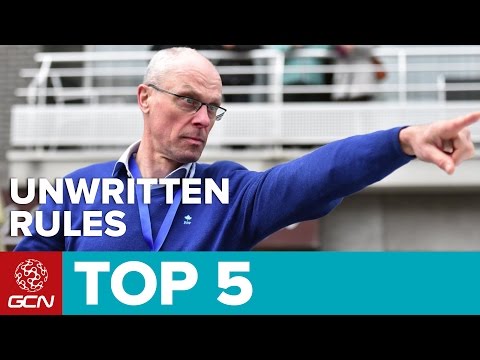 Top 5 Unwritten Rules Of Cycling - Vol. 1