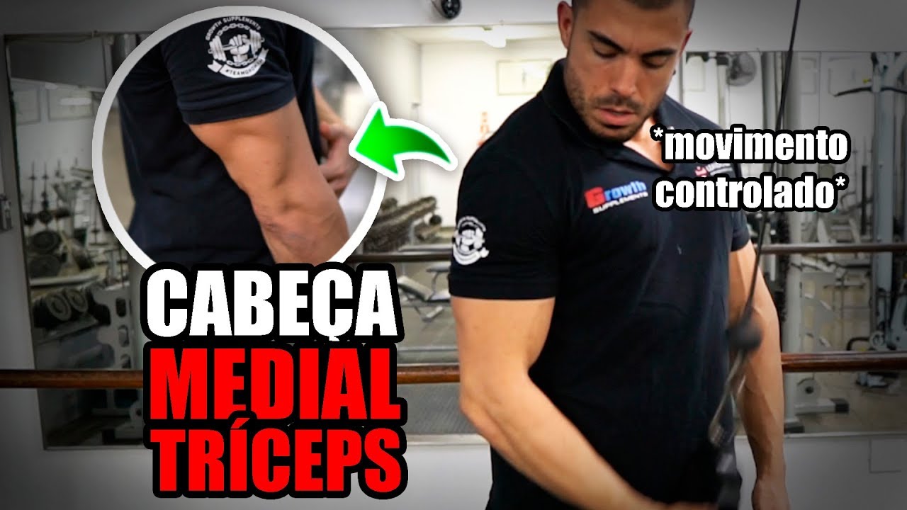Treino de triceps *cabeça medial*
