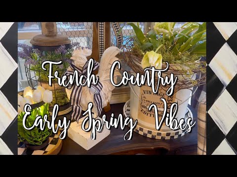 QUICK SPRING HAUL & FRENCH COUNTRY DECORATING 2026 #decoratewithme #spring #easter #roosterlove #diy