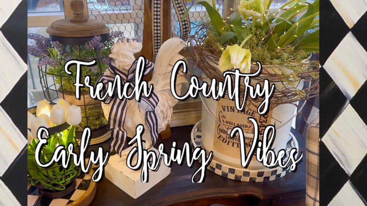 QUICK SPRING HAUL & FRENCH COUNTRY DECORATING 2026 #decoratewithme #spring #easter #roosterlove #diy