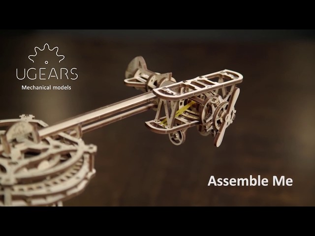 Vidéo teaser pour Ugears Aviator Model. Exclusively on Kickstarter