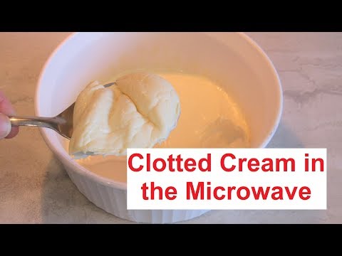 15 Minutes Microwave CLOTTED  CREAM ! The The EASIEST and FASTER NEW Method ONLY ON MY CHANNEL