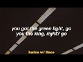 Beyoncé - Green Light (Live) lyrics