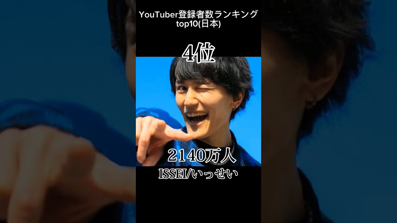 【日本】YouTuberチャンネル登録者数ランキングtop10#shorts #ランキング #top10 #ヒカキン #結婚
