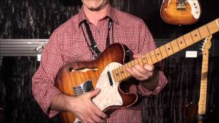 Video thumbnail for Fender Select Thinline Telecaster Electric Guitar - Fender Select Thinline Tele by American Musical Supply