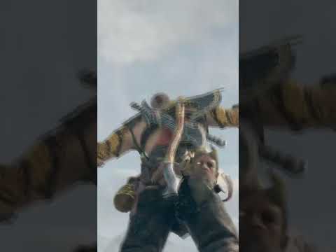 Kratos Jumps of Cliff Meme | God of War #shorts