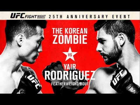 UFC 3 - UFC Fight Night November 10th, 2018 - Chan Sung Jung vs. Yair Rodriguez