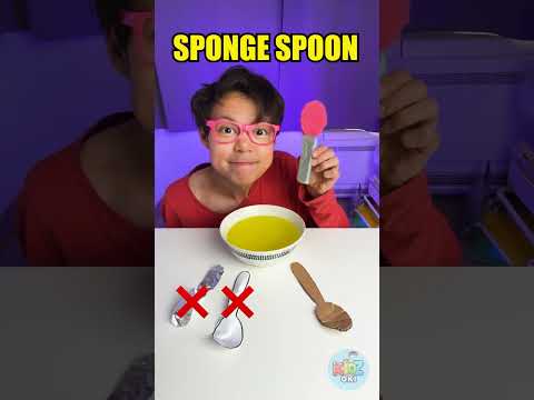 Let's test the spoons! Which one is the best? #kids #fun