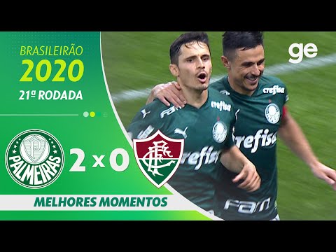PALMEIRAS 2 X 0 FLUMINENSE | MELHORES MOMENTOS | 21ª RODADA BRASILEIRÃO 2020 | ge.globo