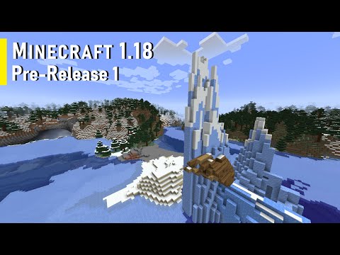 Minecraft 1.18 Pre-Release 1 - A Smoother, Bigger World Right Under Our Feet!