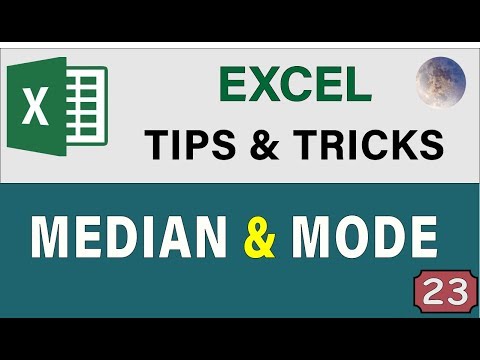 Excel Statistical Functions: MEDIAN & MODE Formulas 👉 Find the Middle & Most Common Value In Excel Video