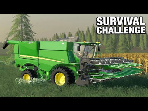 UPGRADING THE COMBINE AND CORN HEADER - Survival Challenge No Mans Land FS19 Ep 128