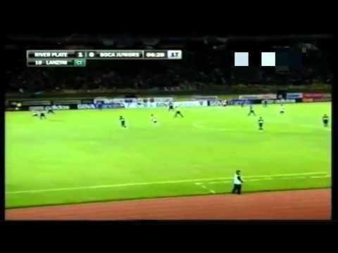 Gol de Manuel Lanzini (1-0) - River 2-0 Boca - Copa BBVA Francés 2014