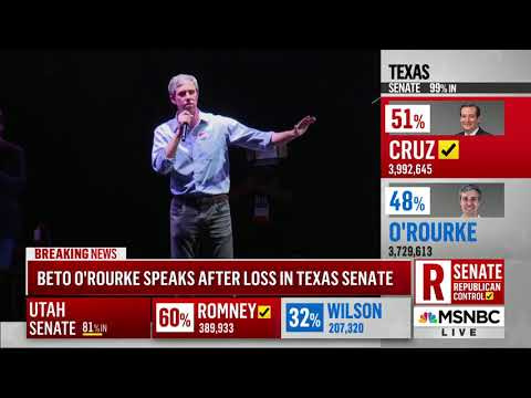 Beto O'Rourke: "I'm so fucking proud of you guys!"