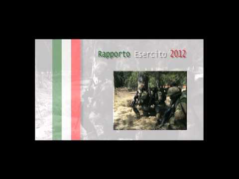 Rapporto Esercito 2012 - Capo di Stato Maggiore dell'Esercito