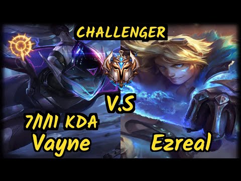 CGA Cody Sun (VAYNE) vs EZREAL - 7/1/11 KDA BOTTOM ADC CHALLENGER GAMEPLAY - NA