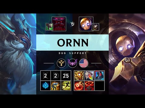 Ornn Support vs Blitzcrank - NA Master Patch 25.16