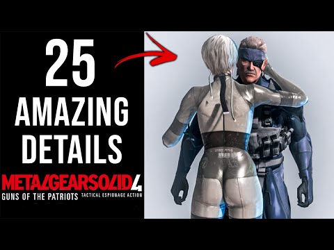 25 AMAZING Details in MGS4