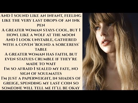 Taylor Swift ~ The Prophecy ~ Lyrics