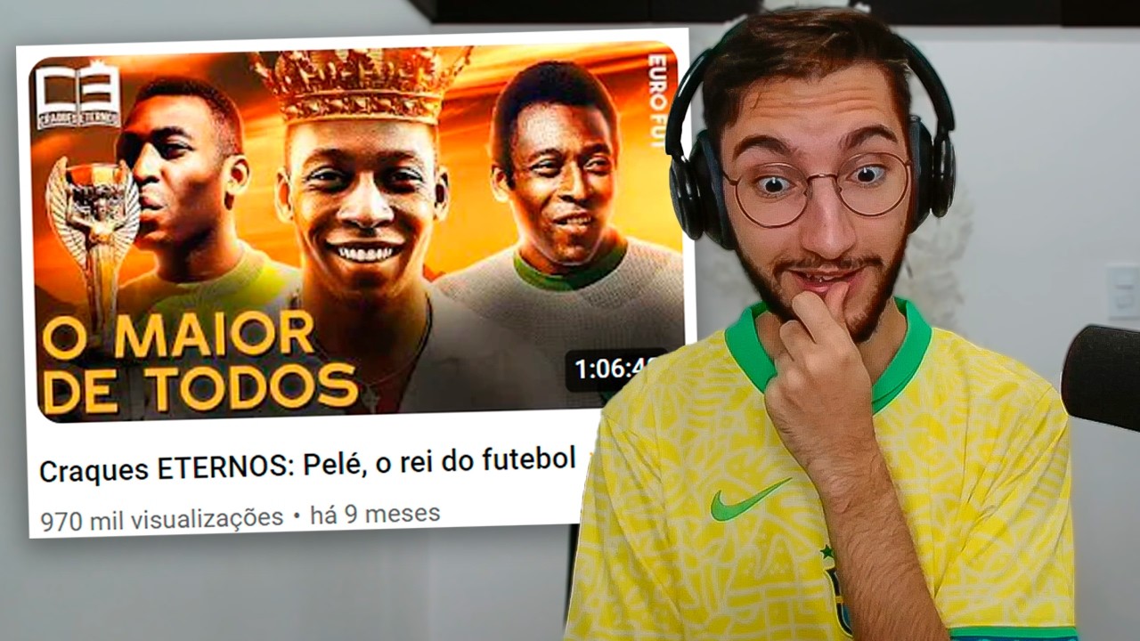 Craques ETERNOS: Pelé, o rei do futebol 👑
