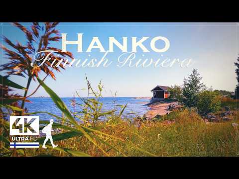 Wandern in Hanko: Die Riviera Finnlands - Slow TV 4K