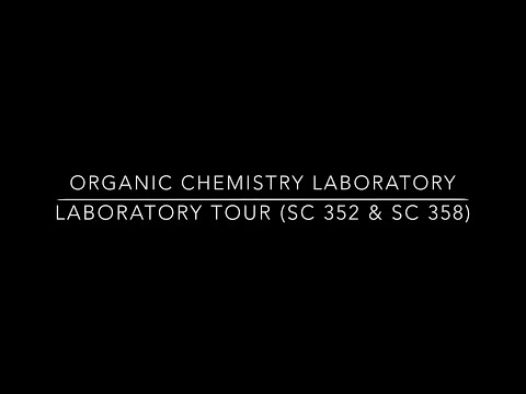 Organic Chemistry Laboratory Room Tour