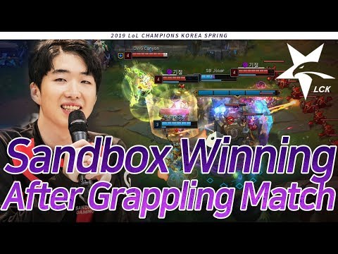 Sandbox Winning After Grappling Match : DWG vs SB [2019 LCK Highlight] Match21 Game3